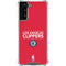 NBA Los Angeles Clippers Standard Red Galaxy S21 FE Clear Case